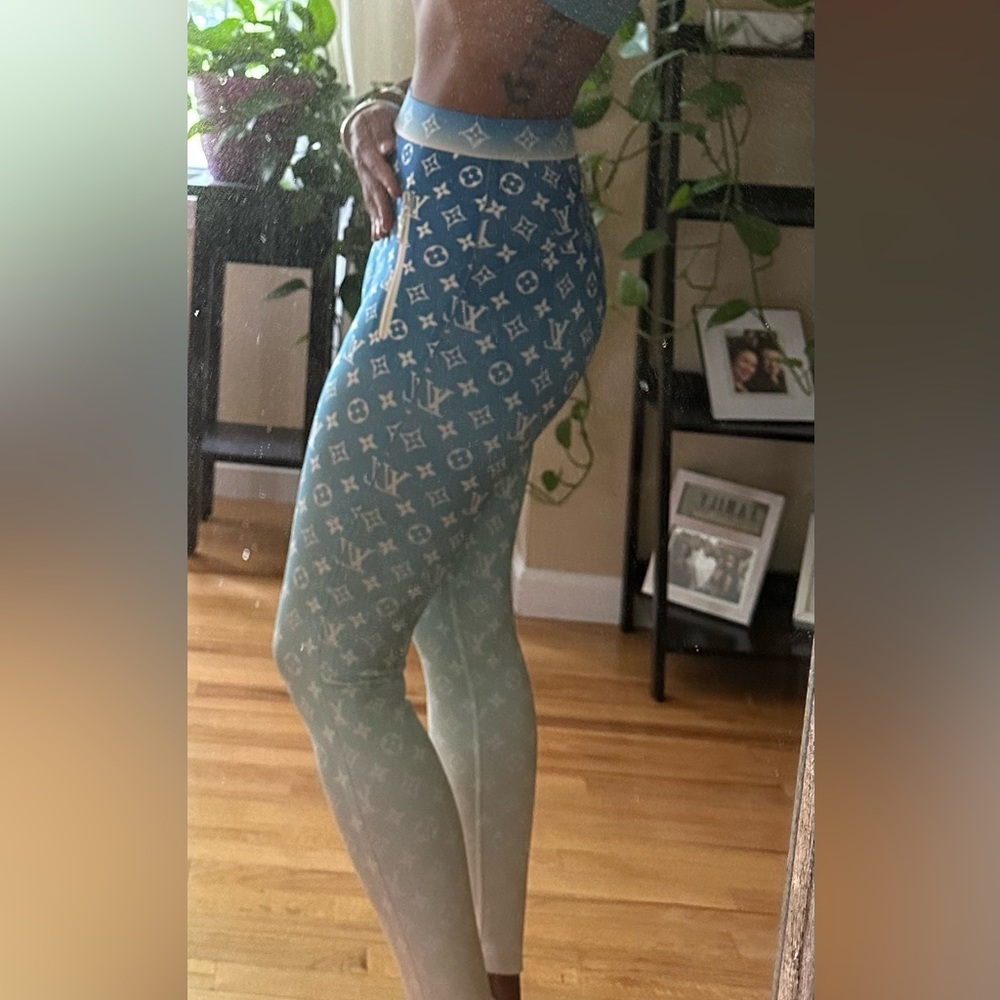 Louis Vuitton Blue Lagoon Leggings